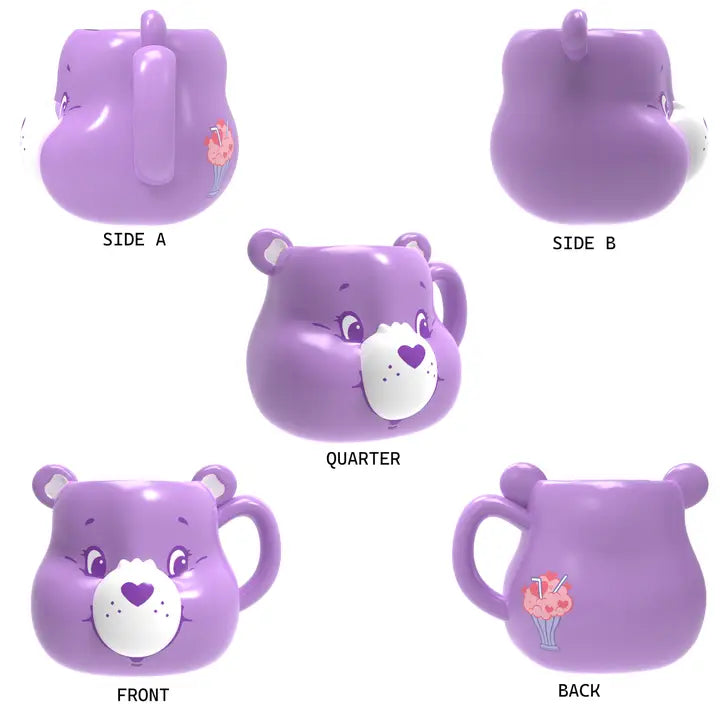 Carebears Share Bear Ceramic 3D Sculpted Mug (Silver Buffalo)