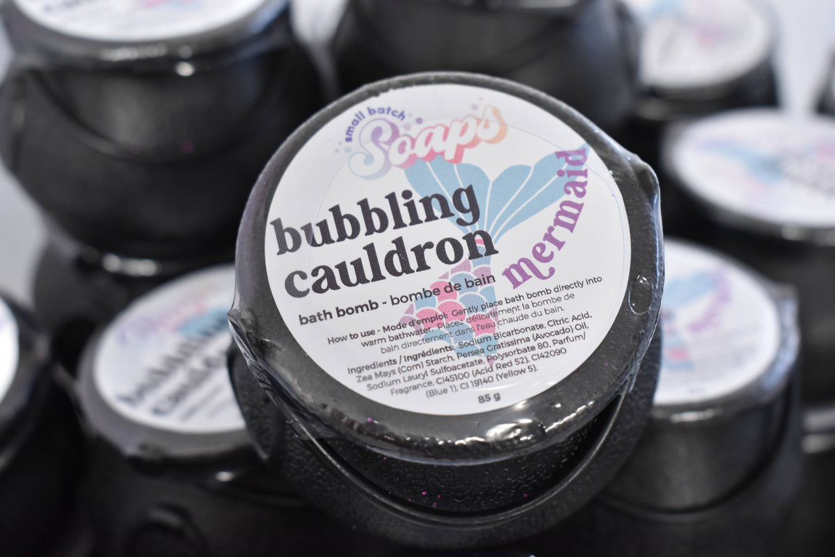 Bubbling Cauldron Halloween Bath Bomb - Mermaid