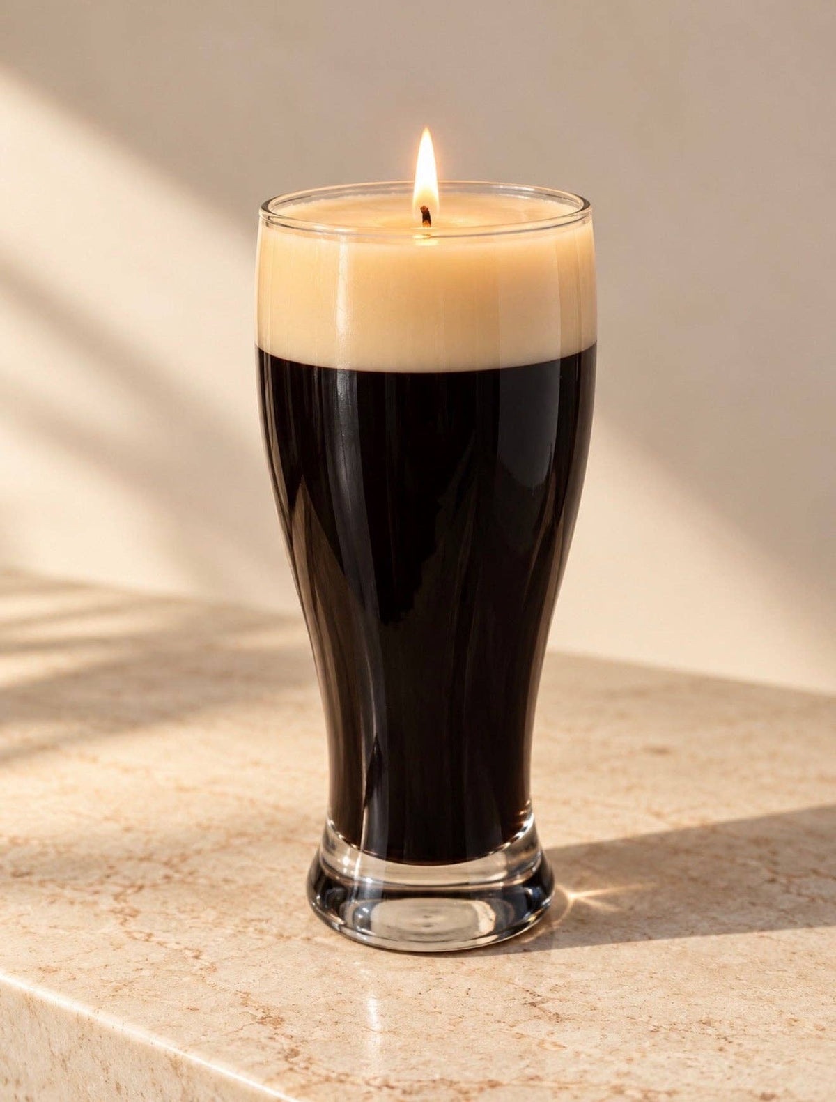 Dark Beer Candle - Coffee & Dark Chocolate Scent