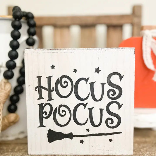 Hocus Pocus Wood Sign