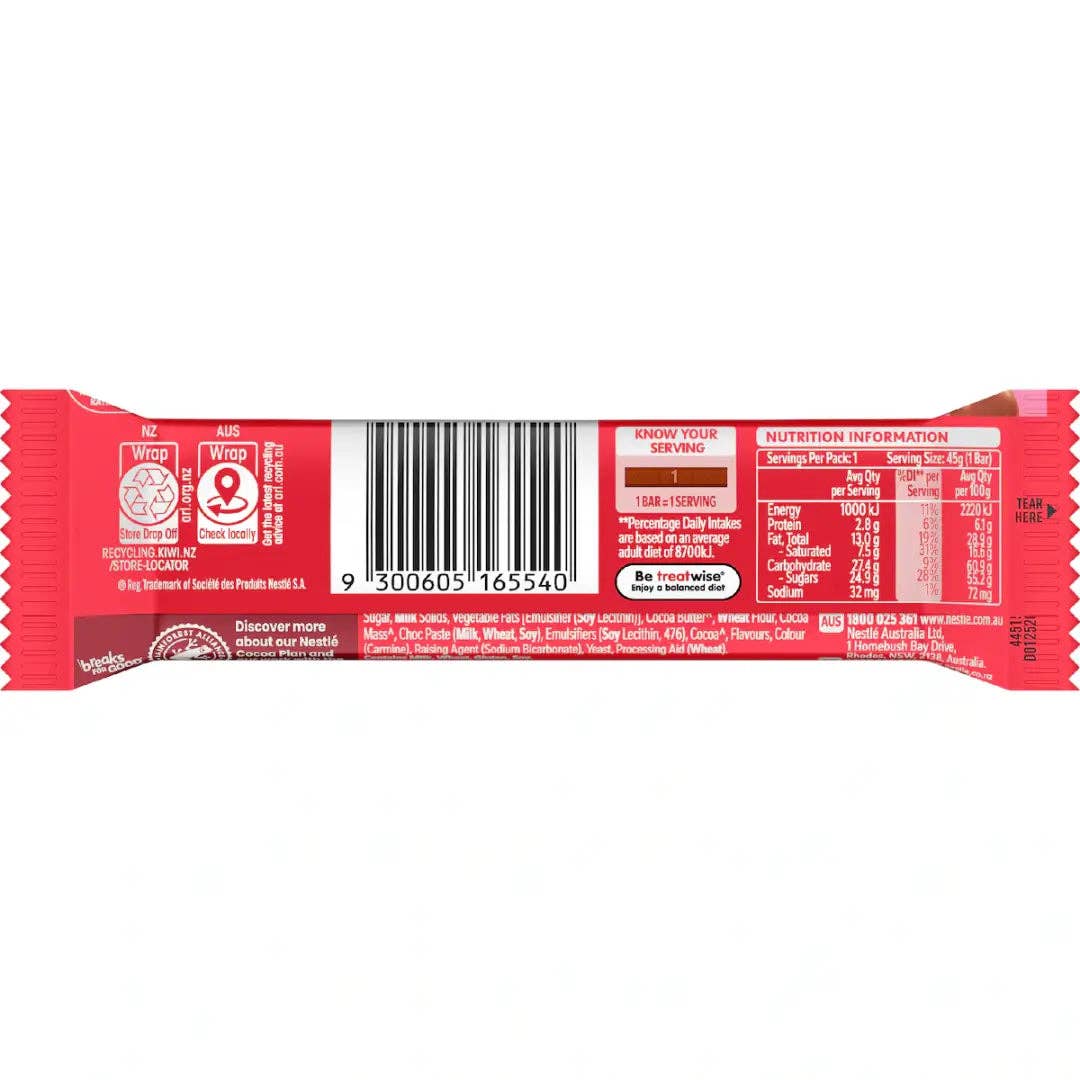 KitKat Chunky Aero Strawberry (AUS)