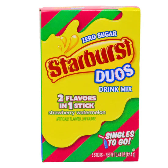 Starburst Singles To Go Duos Strawberry Watermelon