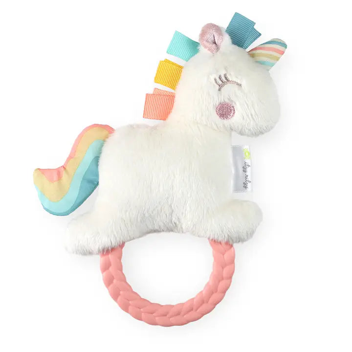 Itzy Ritzy - Plush Rattle Pal with Teether