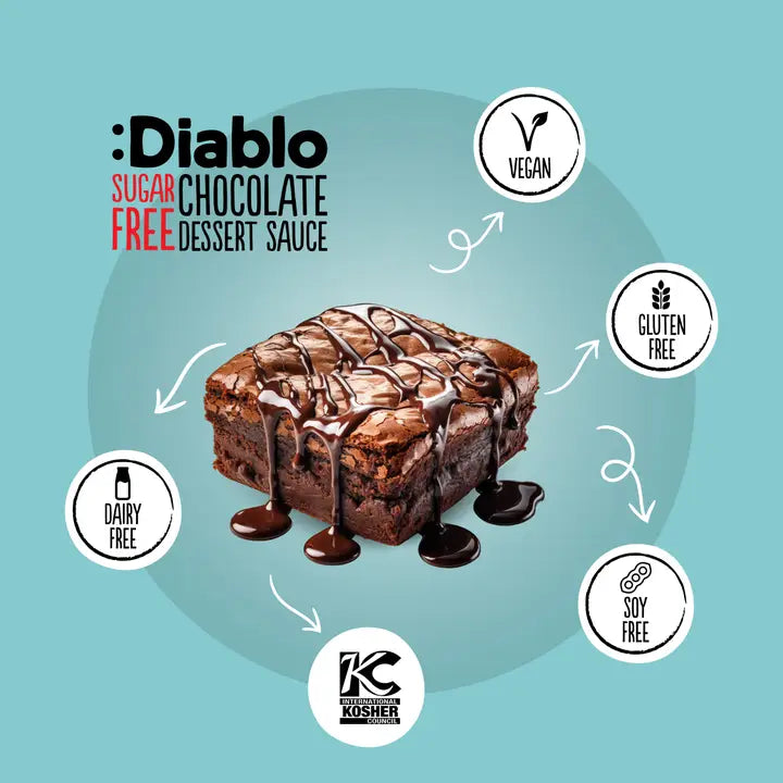 Diablo Sugar Free Chocolate Dessert Sauce