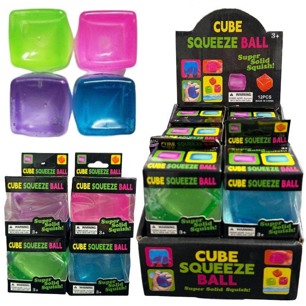 Glitter Ice Cube Squishy