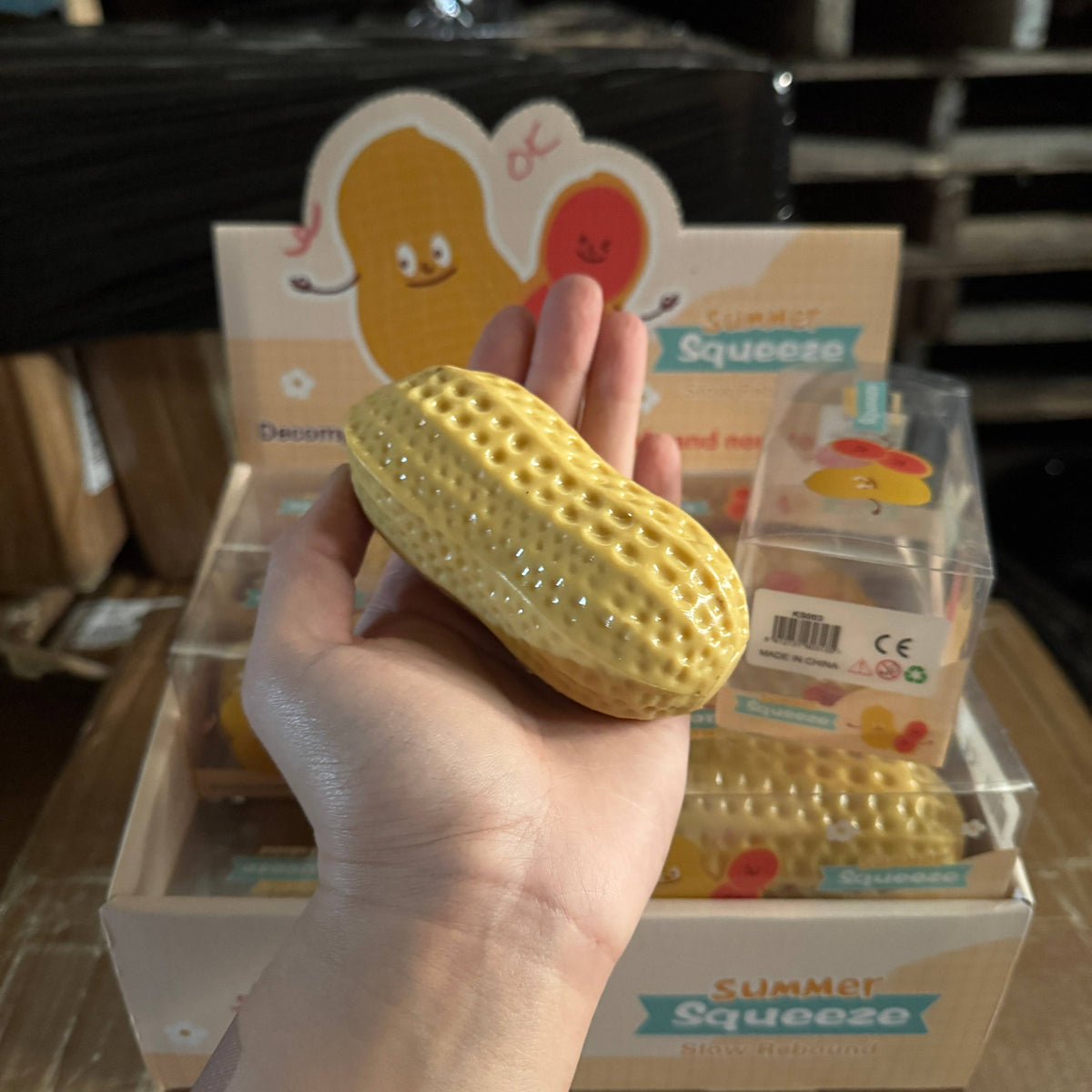 Crackling Crunchy Large Peanut Squishy