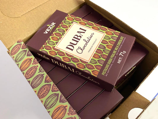 Pistachio Praline Dubai Chocolate Bar