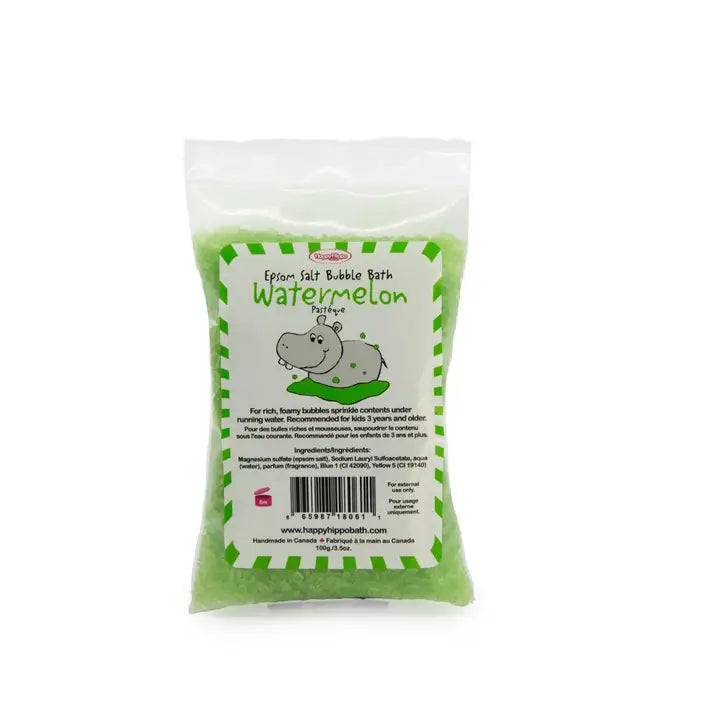 Happy Hippo Mini Watermelon Epsom Salt Bubble Bath