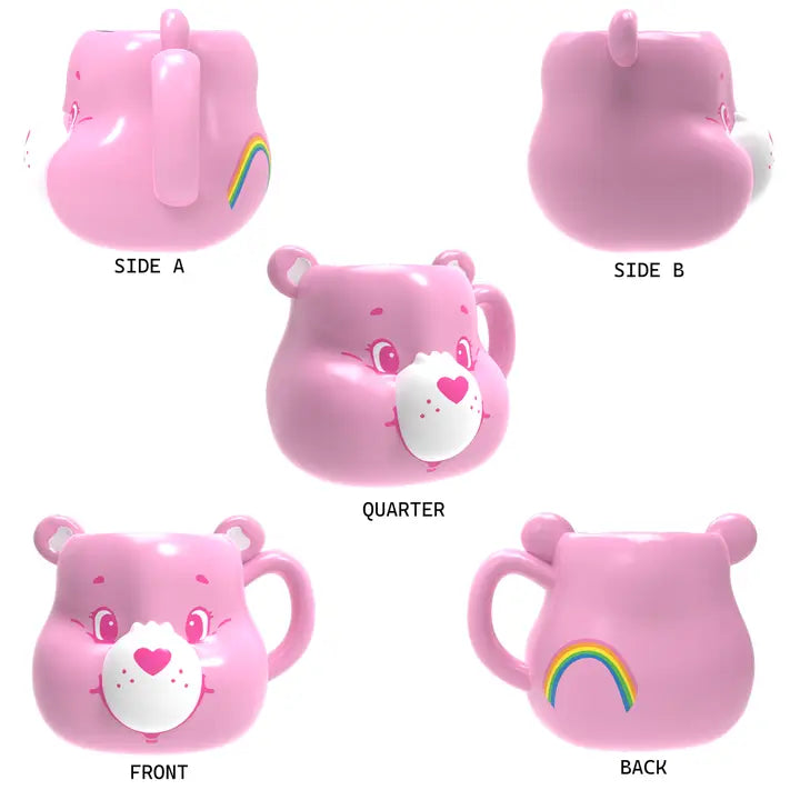 Carebears Cheer Bear Ceramic 3D Sculpted Mug (Silver Buffalo)