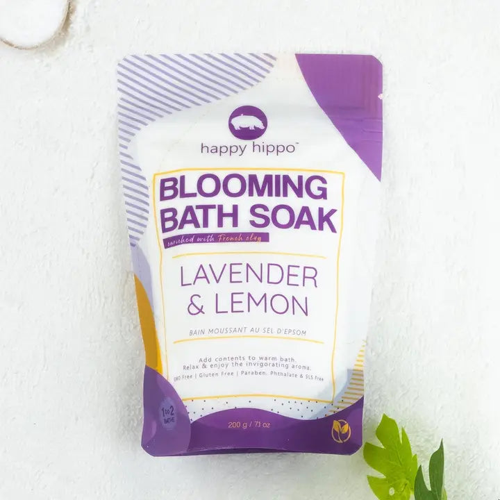 Happy Hippo - Lavender & Lemon - Blooming Bath Soak