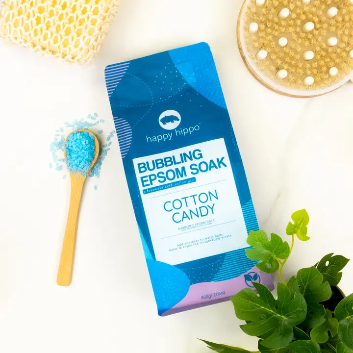 Happy Hippo - Cotton Candy Bubbling Epsom Soak