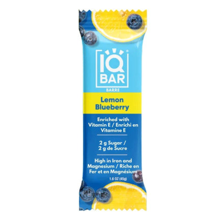 IQ Bar Lemon Blueberry