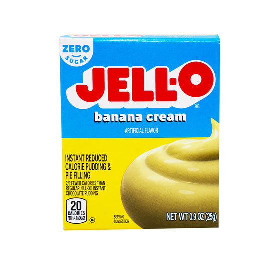 Jell-O Banana Cream Pudding Zero Sugar