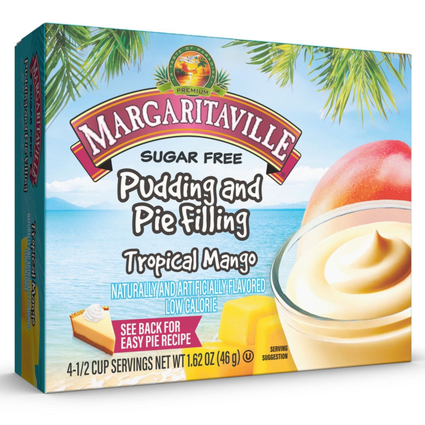 Margaritaville Sugar Free Pudding and Pie Filling Tropical Mango