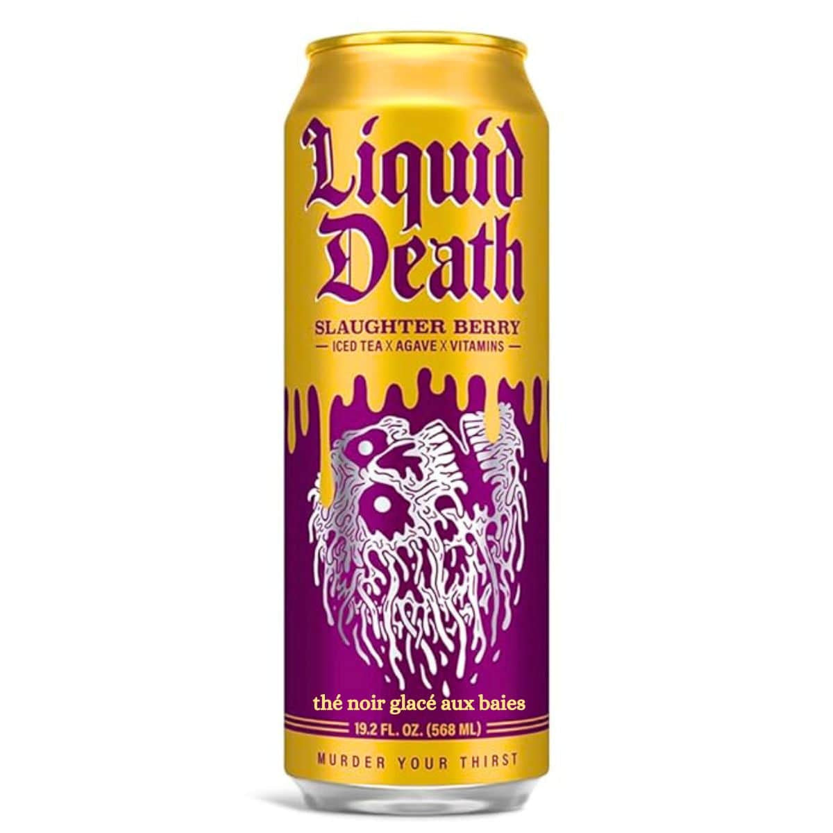 Liquid Death Iced Tea Slaughter Berry