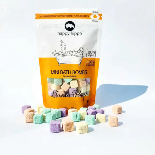 Happy Hippo Llama Poop Mini Bath Bombs