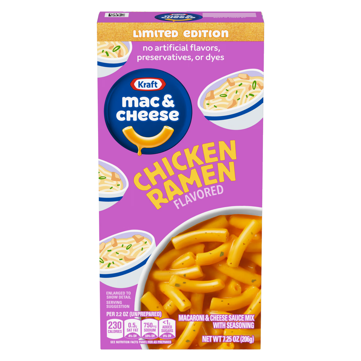 Kraft Mac and Cheese Chicken Ramen Flavor