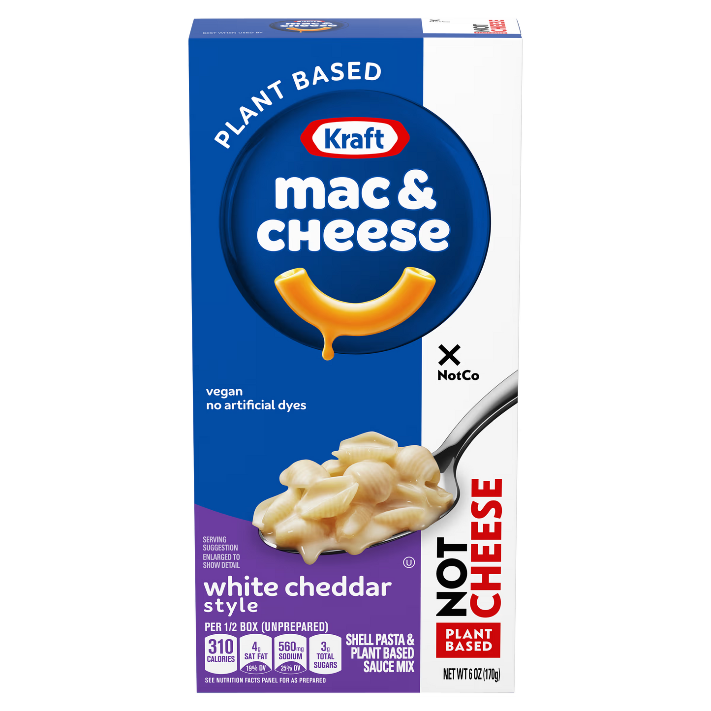 Kraft Not Mac & Cheese White Cheddar Plant Based