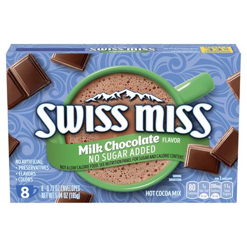 Swiss Miss No Sugar Added Hot Chocolate