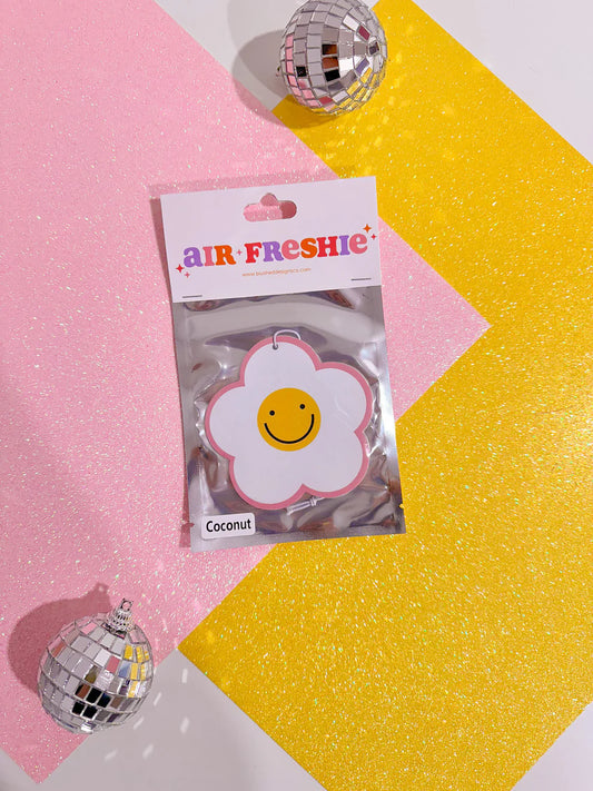 Pink Daisy Air Freshener (Coconut Scent)