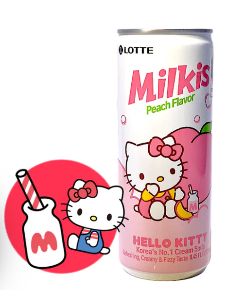 Milkis Hello Kitty Peach Cream Soda