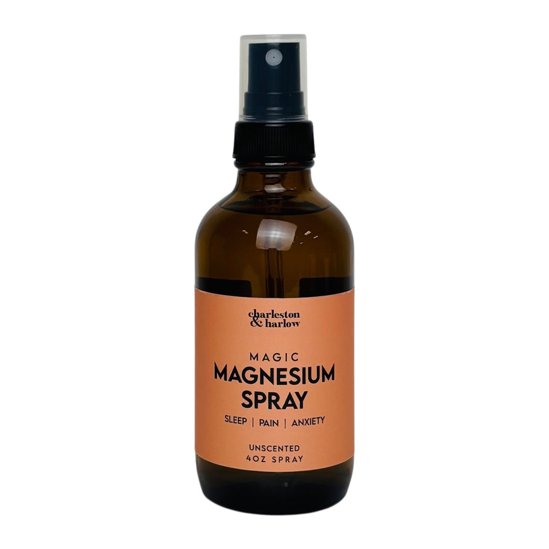 Charleston & Harlow - Magic Magnesium Spray - Unscented (Sleep, Anxiety & Pain Relief)