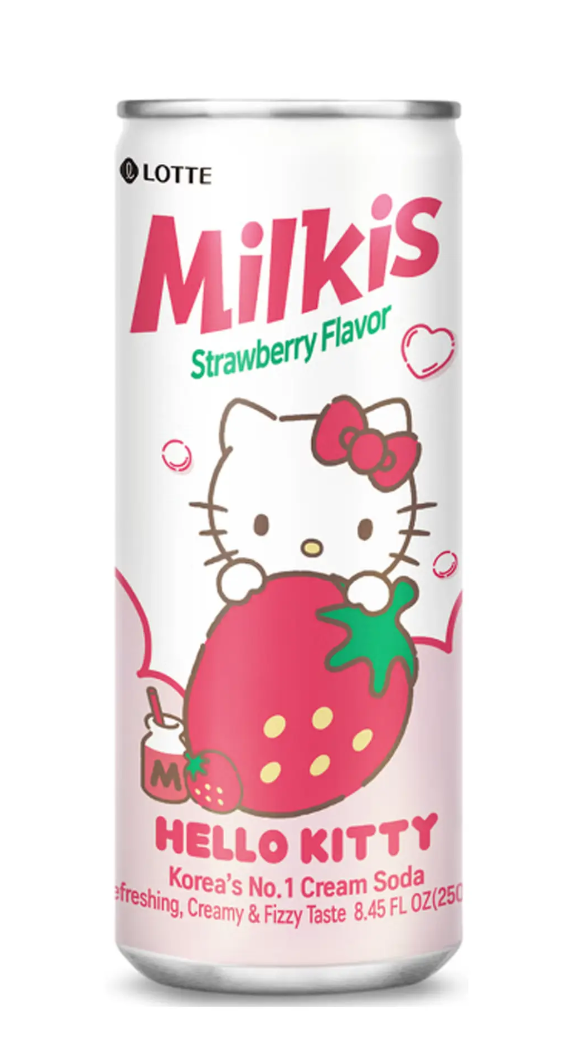 Milkis Hello Kitty Strawberry Cream Soda