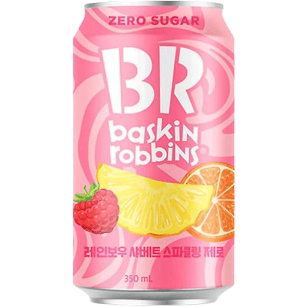 Baskin Robbins Rainbow Sherbet Zero Sparkling Soda