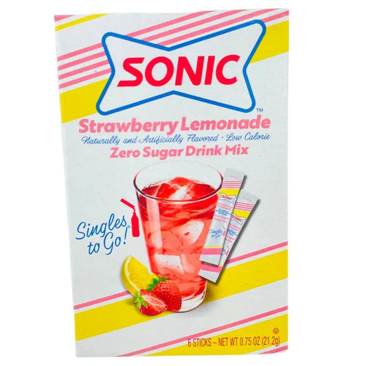 Sonic Strawberry Lemonade Zero Sugar Singles