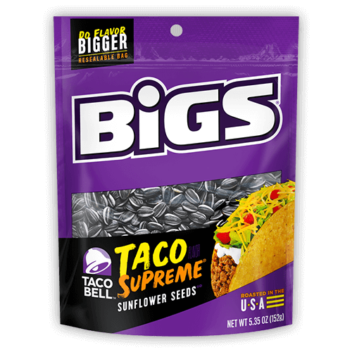 Bigs Sunflower Seeds - Taco Bell Supreme