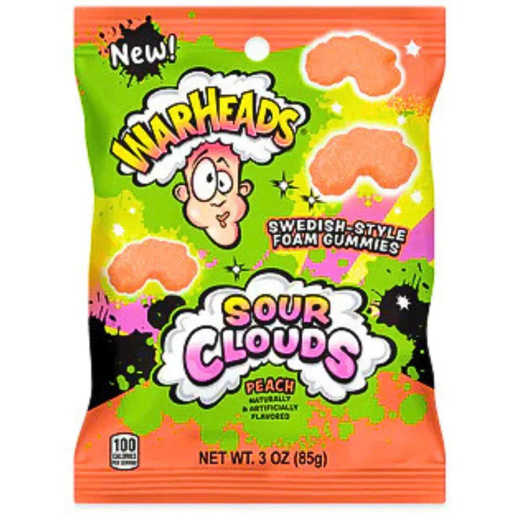 Warheads Sour Clouds - Peach