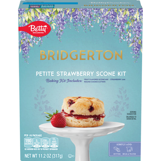 Betty Crocker Bridgerton Petite Strawberry Scone Kit