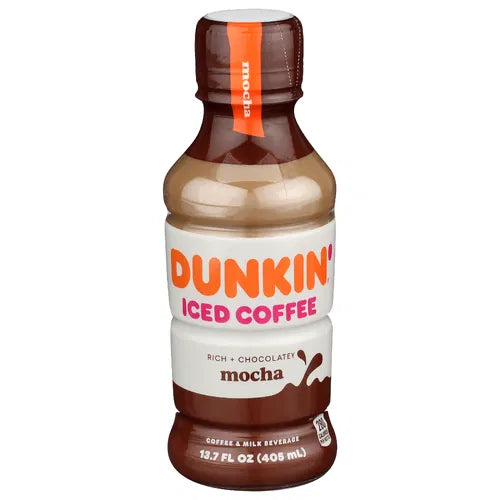 Dunkin Iced Coffee Rich Chocolatey Mocha