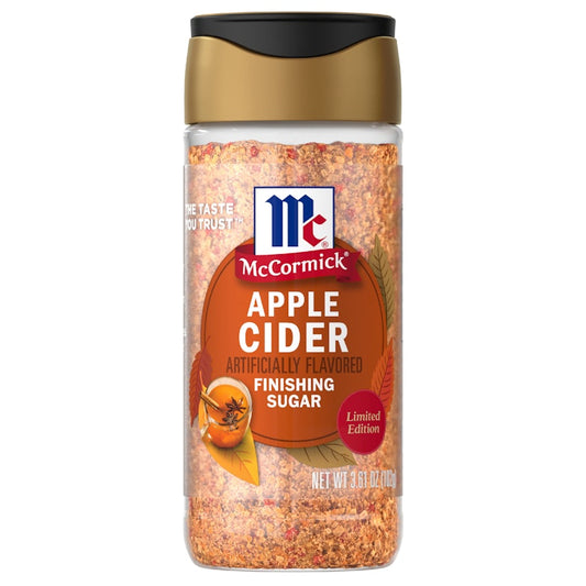 McCormick Apple Cider Finishing Sugar 3.61oz