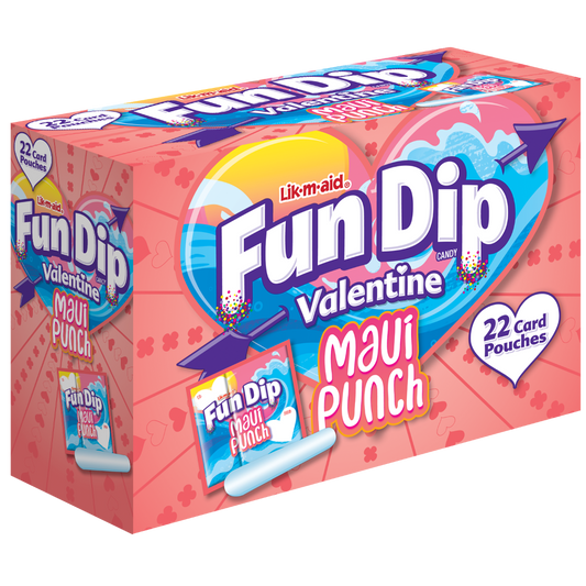 Fun Dip Maui Punch Valentines