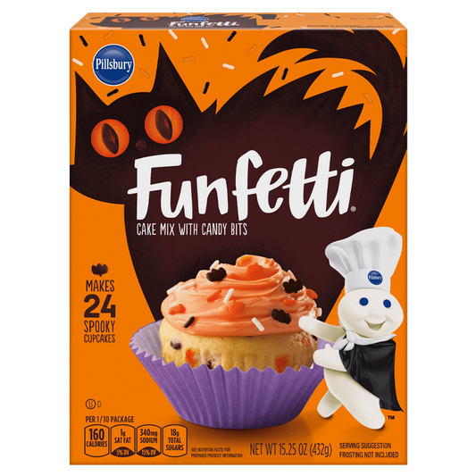 Pillsbury Funfetti Halloween Cake Mix with Candy Bits
