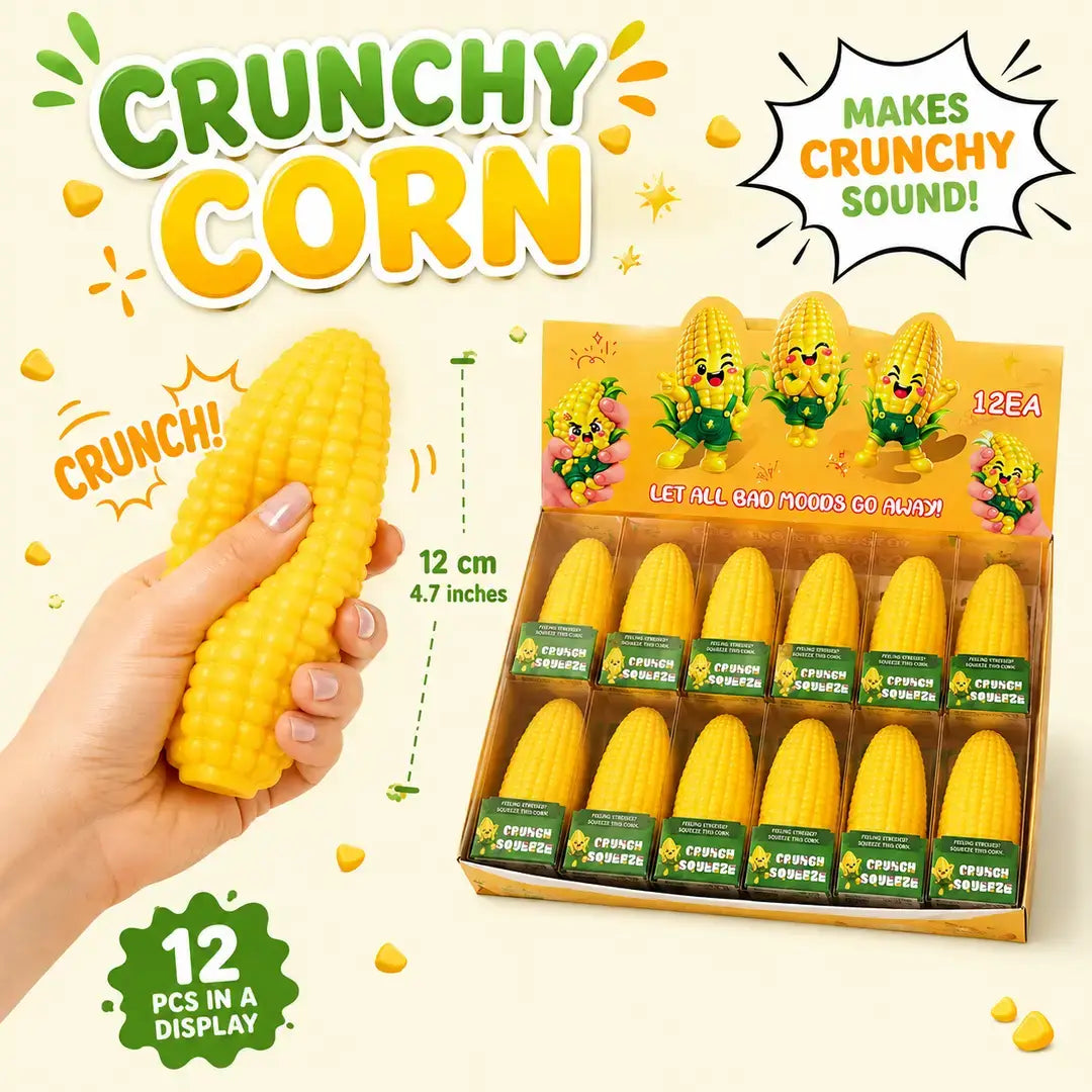 Crunchy Corn ASMR Crunch Squishy Stress Toy