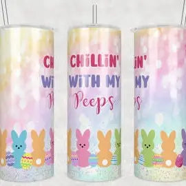 Chillin' with Peeps Pastel 20oz Tumbler