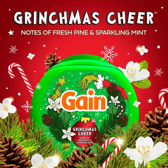 Gain Flings Laundry Pods - Grinchmas Cheer Scent