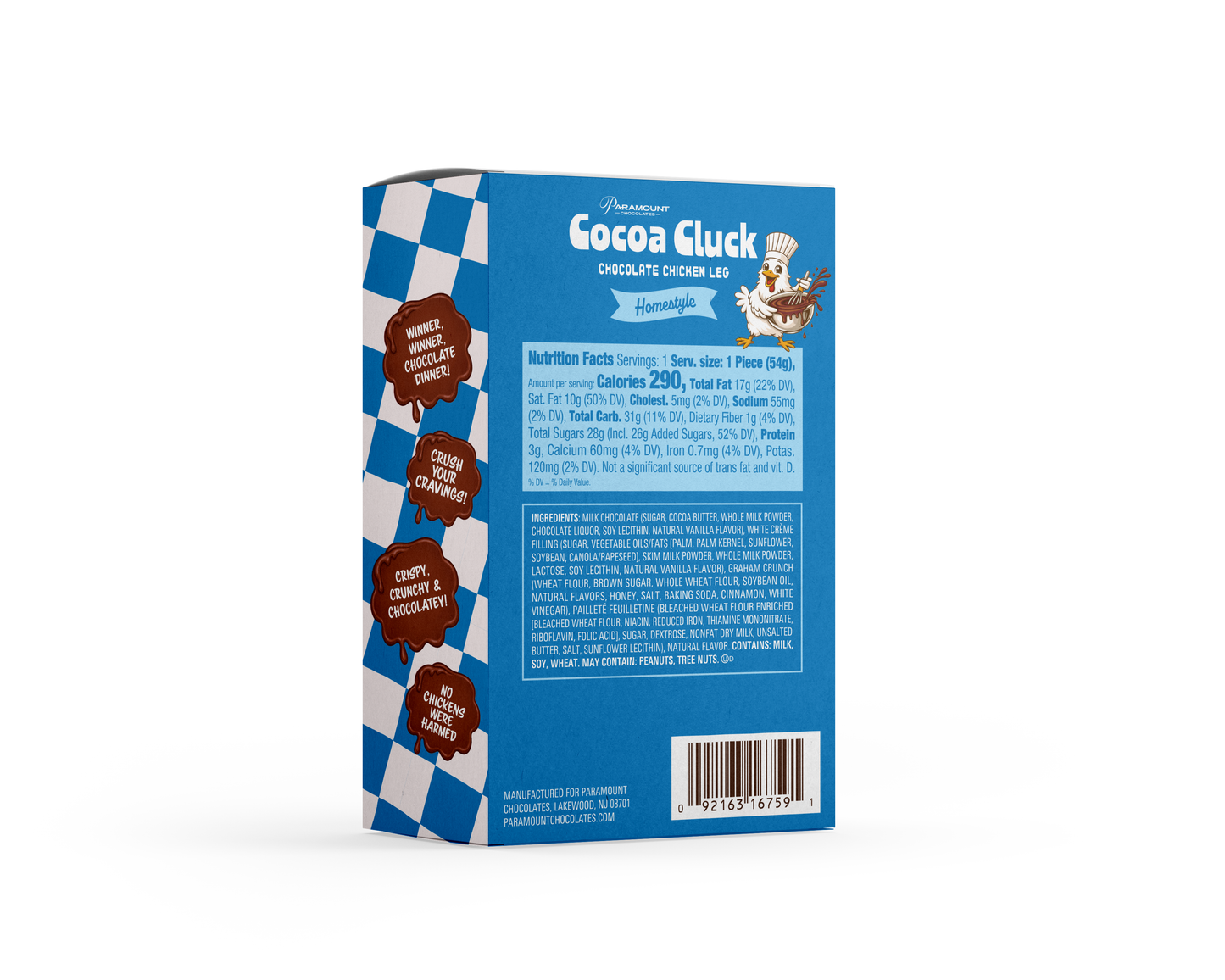 Cocoa Cluck Chocolate Chicken Leg Homestyle