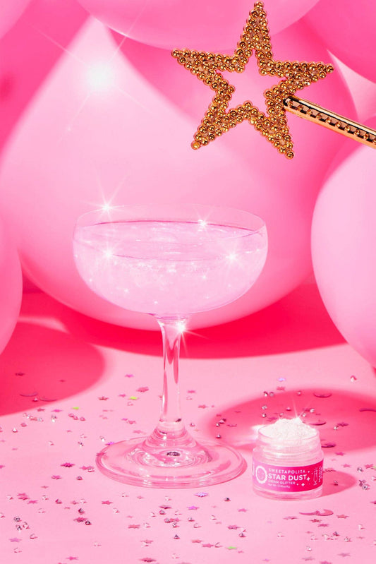 Magic Pink Colour Changing | Star Dust Edible Drink + Dessert Glitter