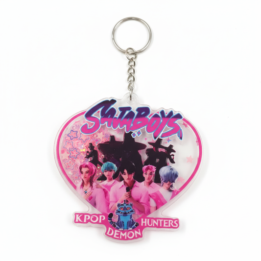 🖤 Saja Boys: Heartbreaker Acrylic Shaker Keychain 💔