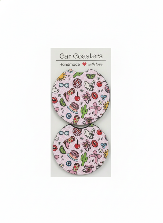 💖 Pink Pop Coasters