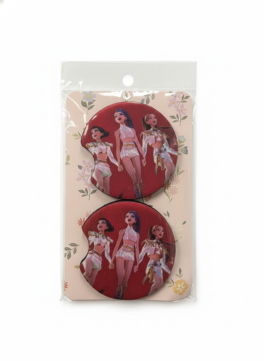 ✨ Huntrix Car Coasters - "This is What It Sounds Like" Edition ✨