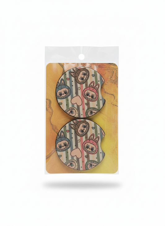 Labubu Car Coasters 💕