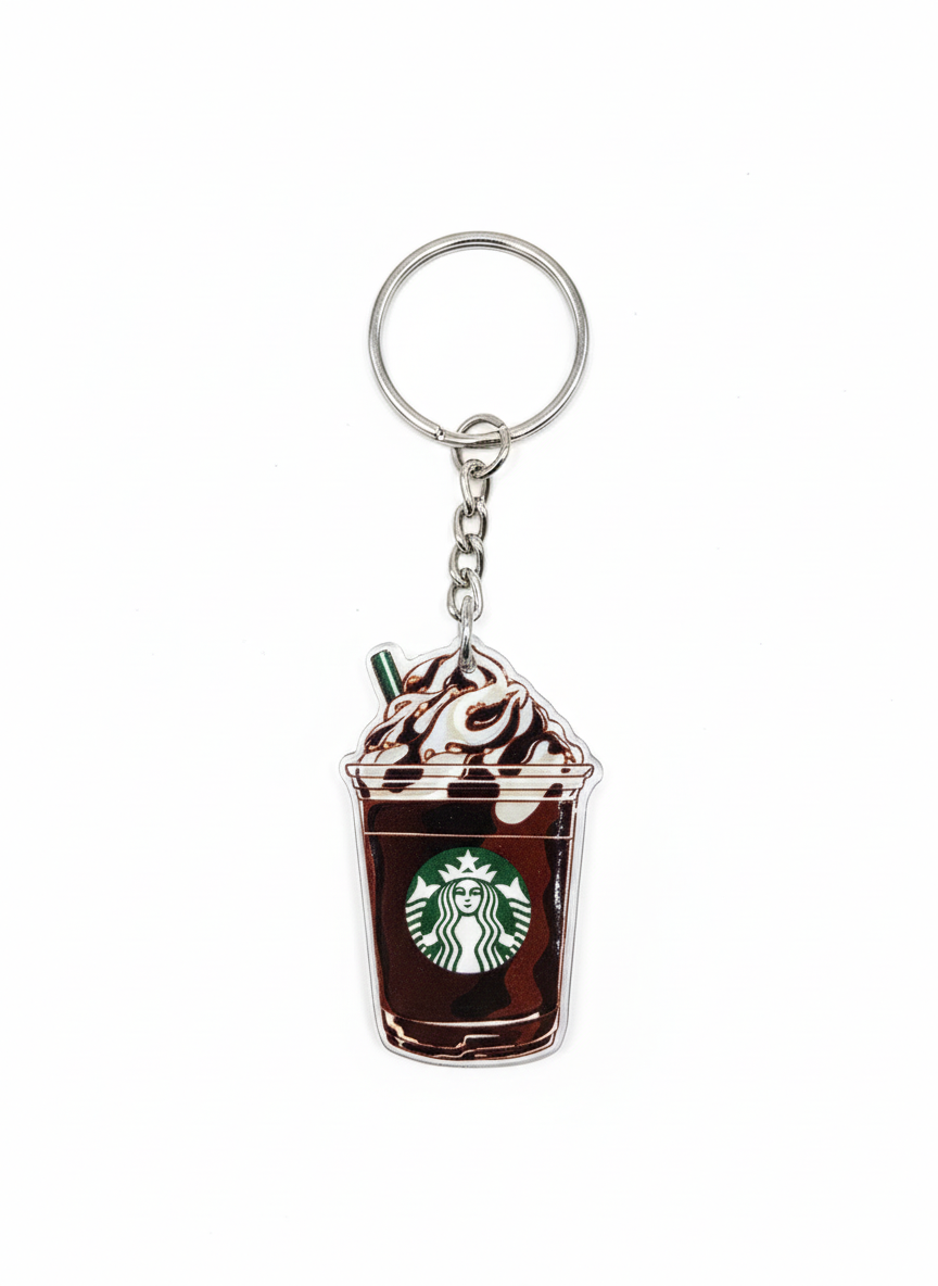 Sweet Sips & Style: Starbucks Frappuccino Keychain Collection