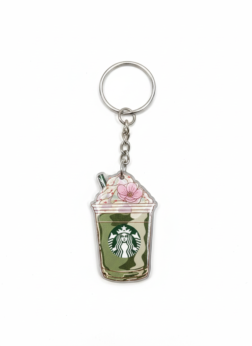 Sweet Sips & Style: Starbucks Frappuccino Keychain Collection