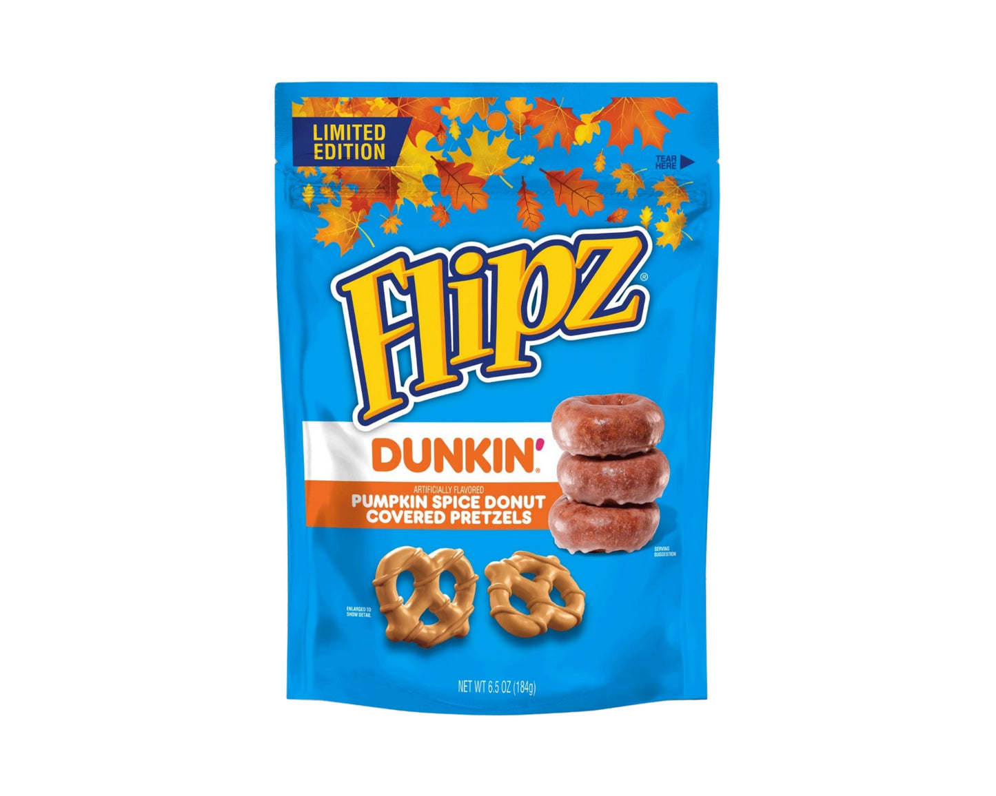 Flipz Dunkin' Pumpkin Spice Pretzels