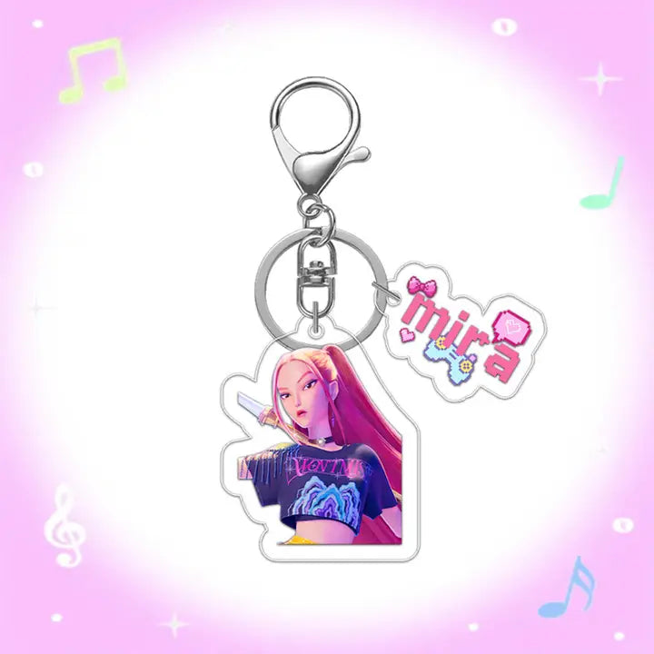 Kpop Demon Hunters Acrylic Mini Keychain (Mira)