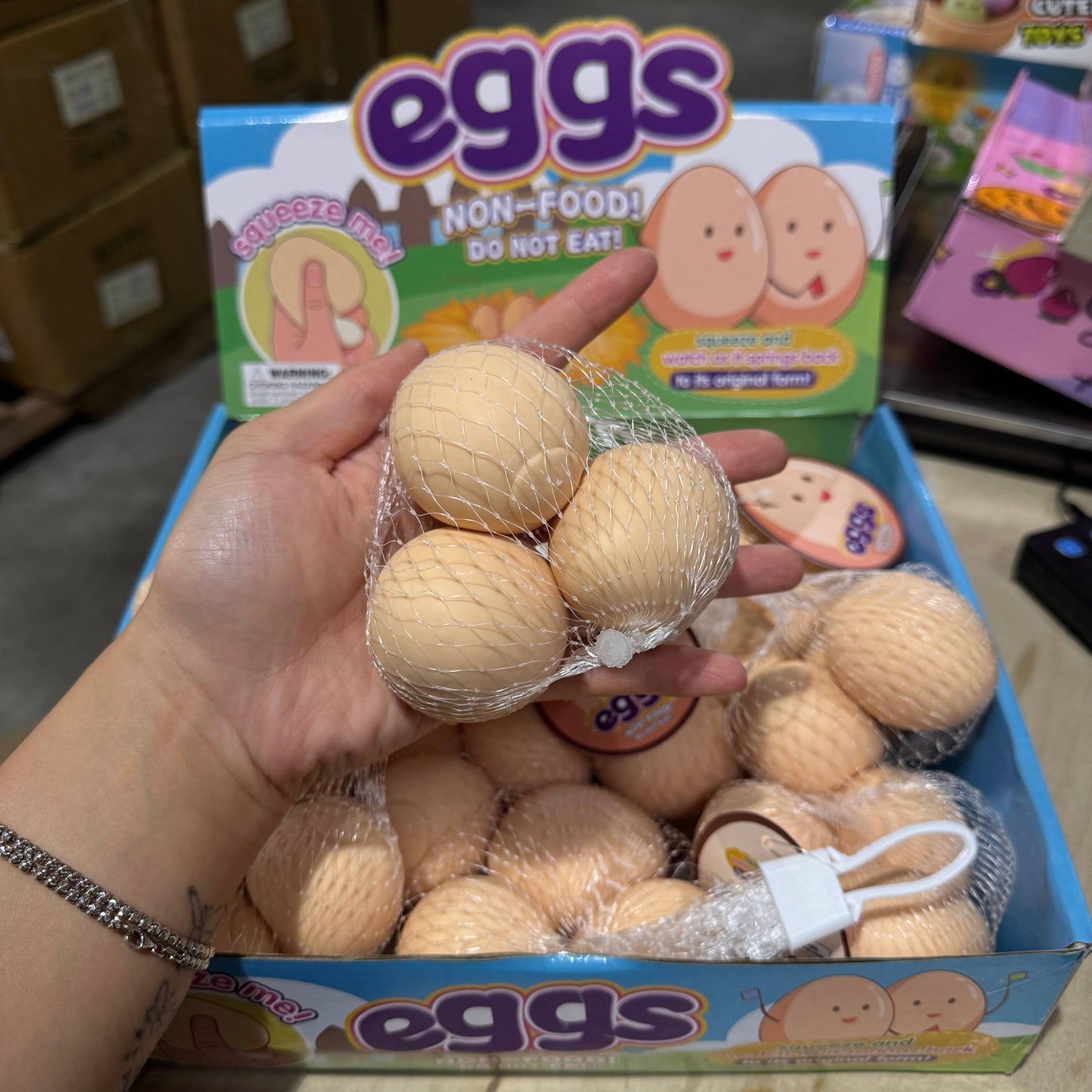 Squishy Realistic 3-in-1 Egg